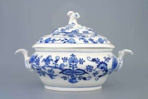 Cibulák – Misa zeleninová oválna 1.5 l – originálny cibuľový porcelán II. akosť