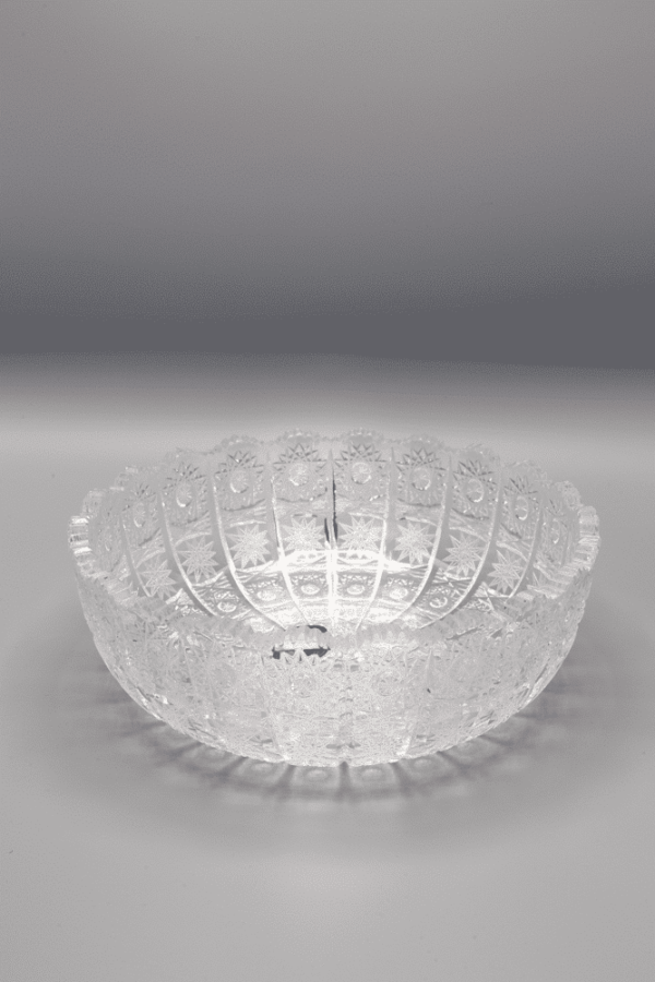 Rezana kristalna posuda ÚSVIT 21,5 cm - Slika 3