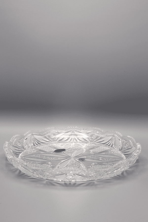 Kristalno brušeni tanjir ÚSVIT 27 cm - Slika 2