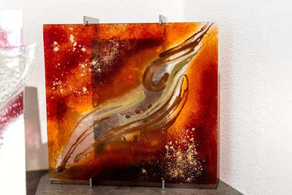 Umjetničko staklo Veronika Rusňáková 27x25 cm