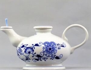 Cibulák – Olejová lampa – originál cibuľový porcelán 1. akosť