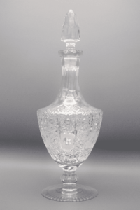 Krištáľová brúsená misa ÚSVIT 850 ml