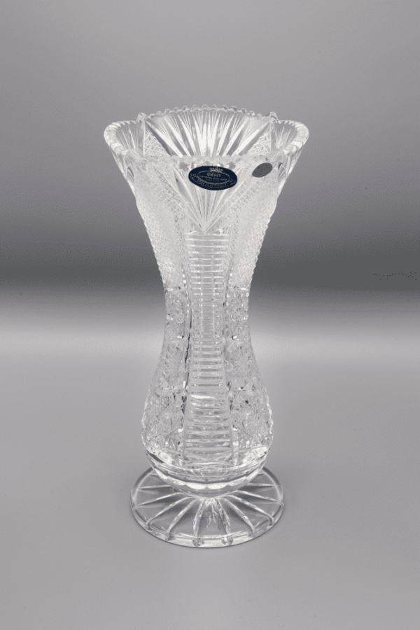 Brušena kristalna vaza ÚSVIT 26 cm - Slika 2