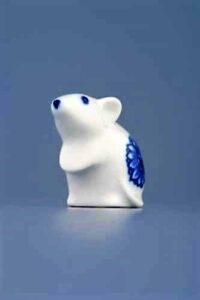 Cibulák – Myš 5,5 cm – originál cibuľový porcelán 1. akosť