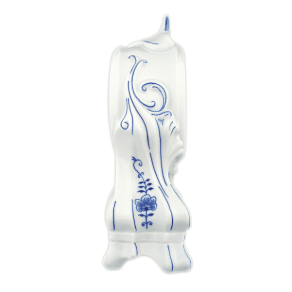 Cibulák – Krbové hodiny bez ruží 28 cm – originál cibuľový porcelán 1. akosť