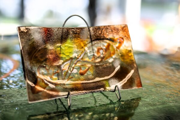 Umjetničko staklo Veronika Rusňáková 16x29 cm