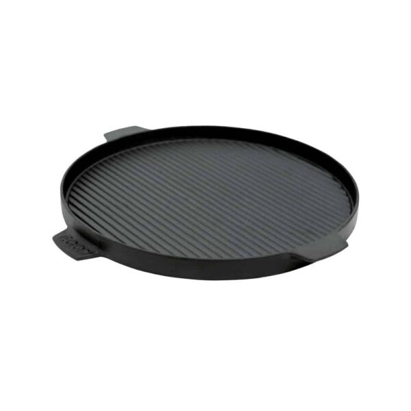 Big Green Egg dvostrana okrugla ploča od lijevanog željeza