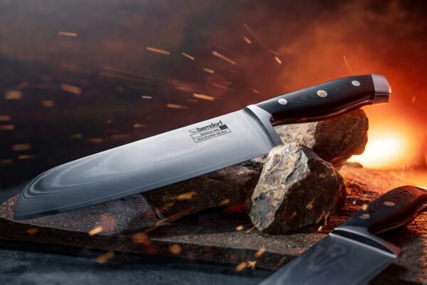 Nož Damask Santoku 20,5 cm - Slika 4