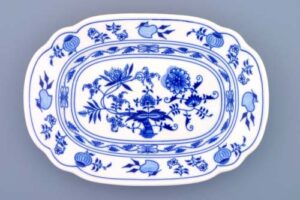 Cibulák – Misa plochá 24 cm – originálny cibuľový porcelán 1. akosť