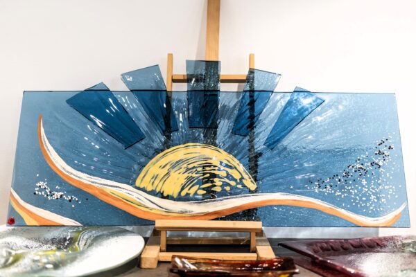 Umjetničko staklo Veronika Rusňáková 51x110 cm