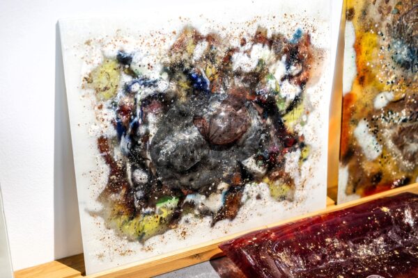 Umjetničko staklo Veronika Rusňáková 73x84 cm - Slika 2
