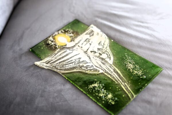 Umjetničko staklo Veronika Rusňáková 21x32 cm