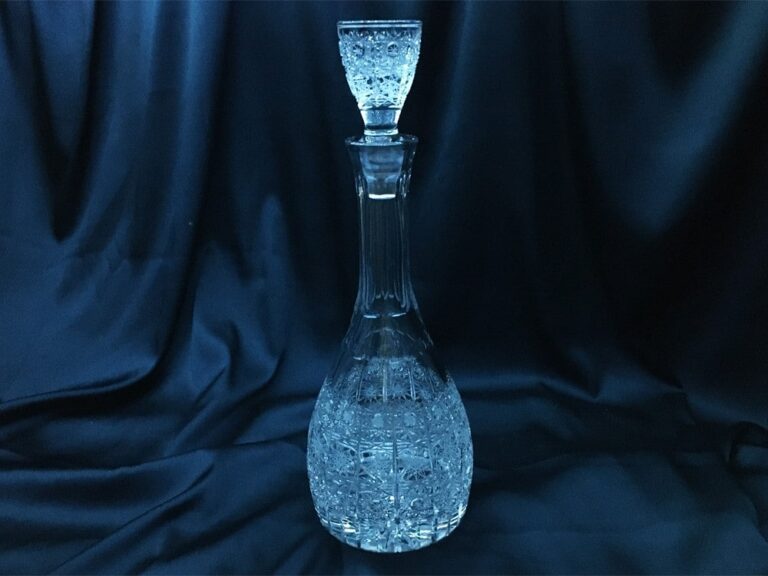 Krištáľová brúsená fľaša 1000 ml