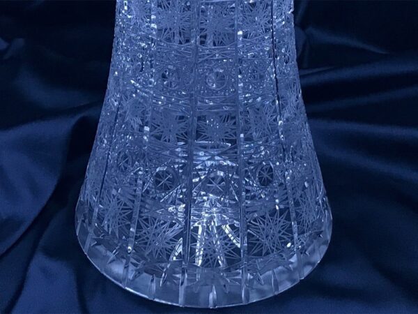 Krištáľová brúsená váza 49,5 cm