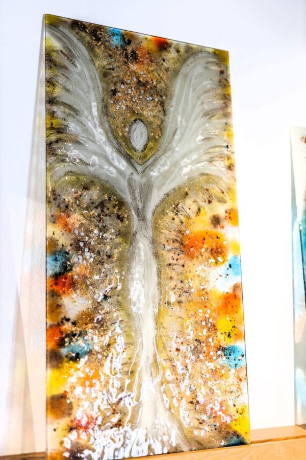 Umjetničko staklo Veronika Rusňáková 42x84 cm - Slika 2