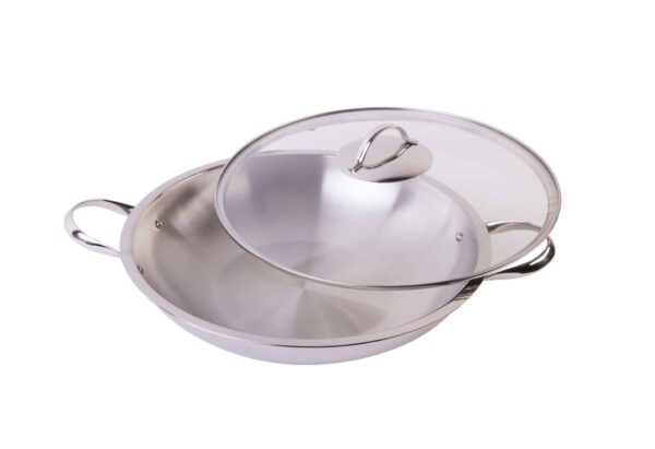 Wok 36 cm s poklopcem