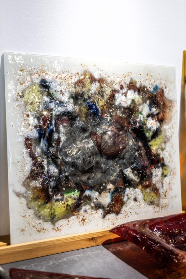 Umjetničko staklo Veronika Rusňáková 73x84 cm