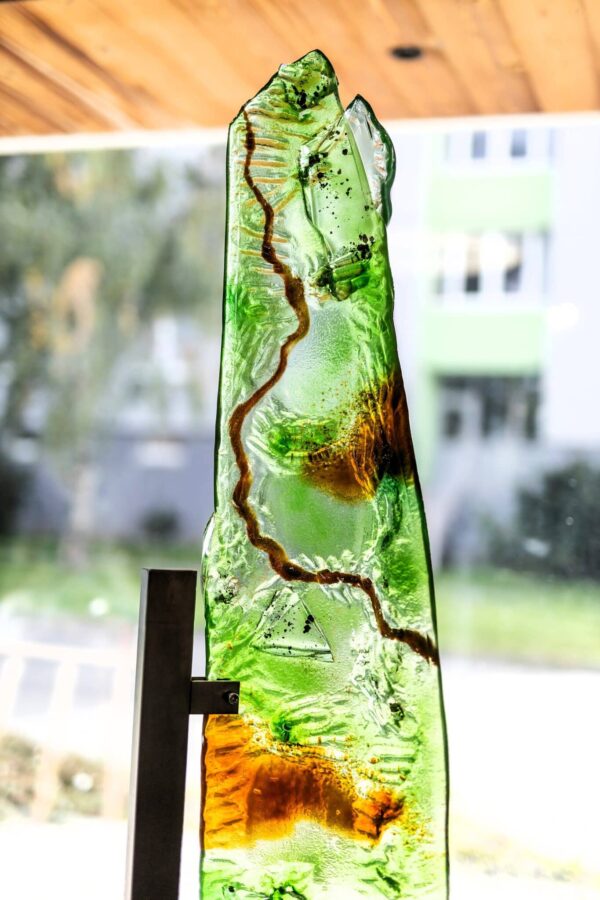 Umjetničko staklo Veronika Rusňáková 60x197 cm - Slika 2