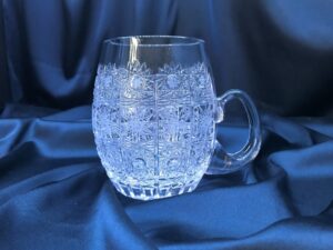 Krištálové brúsené poháre 600 ml set 6 kusov