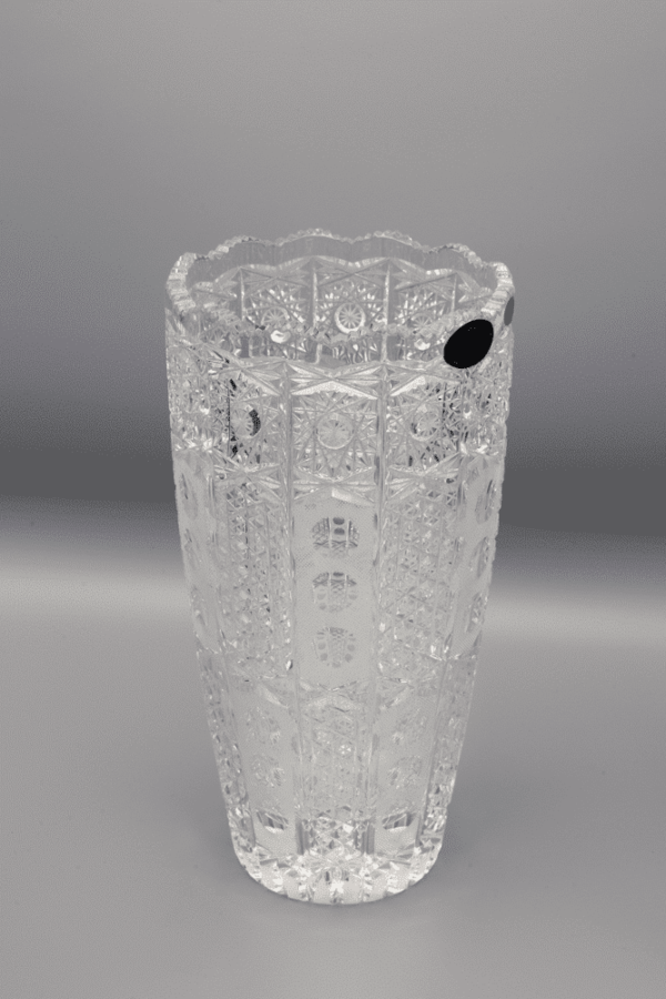 Brušena kristalna vaza ÚSVIT 26 cm - Slika 2