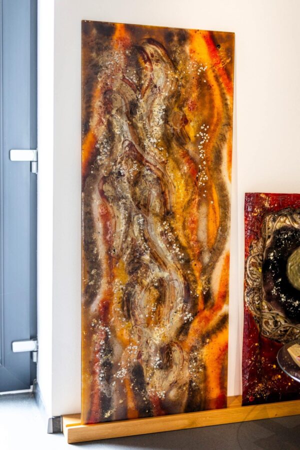 Umjetničko staklo Veronika Rusňáková 60x150 cm
