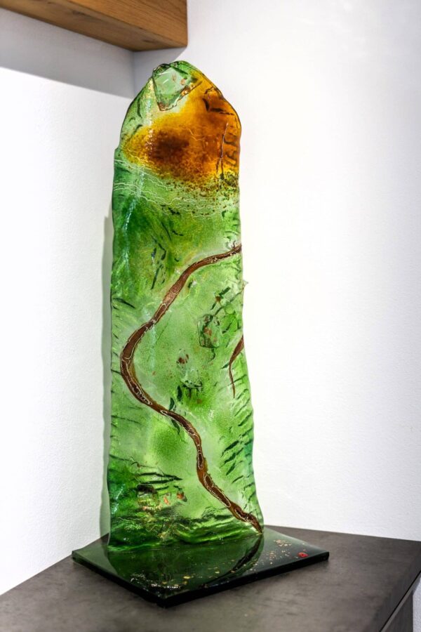 Umjetničko staklo Veronika Rusňáková 37x90 cm