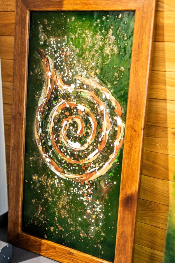 Umjetničko staklo Veronika Rusňáková 62x111 cm