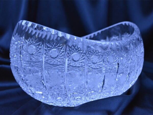 Krištálová brúsená miska 26 cm