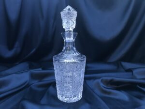 Krištáľová brúsená whisky fľaša 500 ml