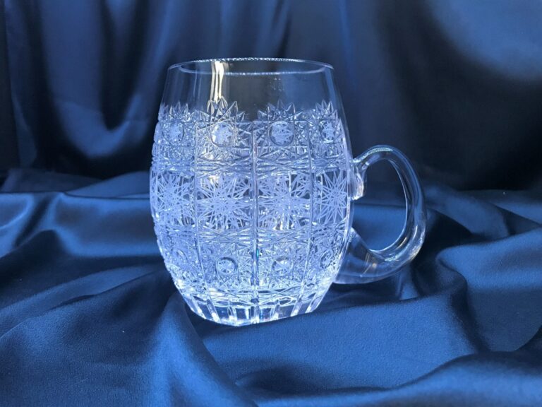 Krištálové brúsené poháre 600 ml set 6 kusov